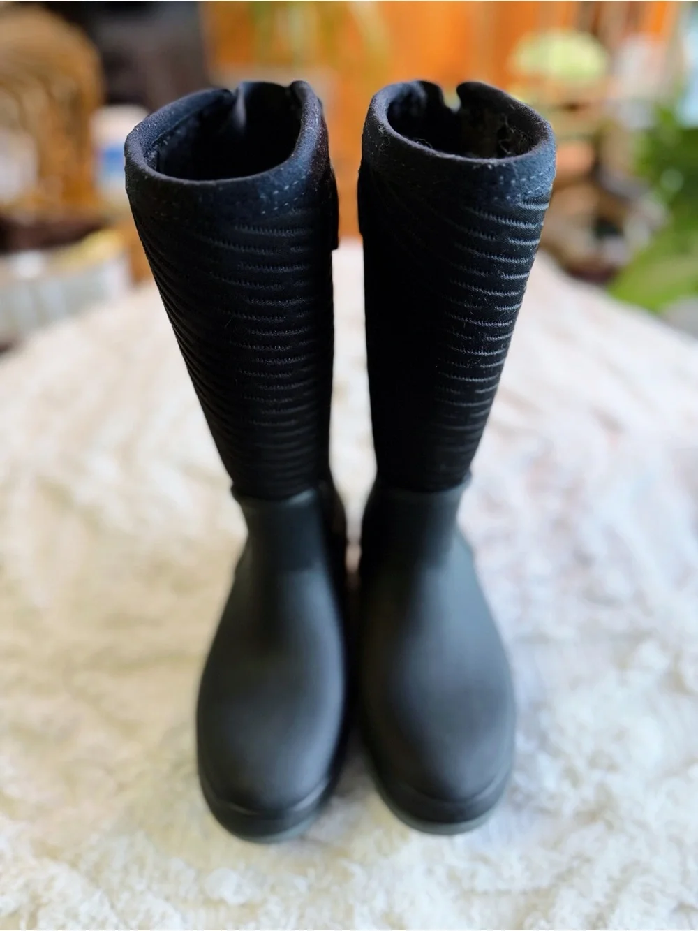 BOGS Crandall II Tall Adjustable Black Waterproof Winter Boots Women’s 6